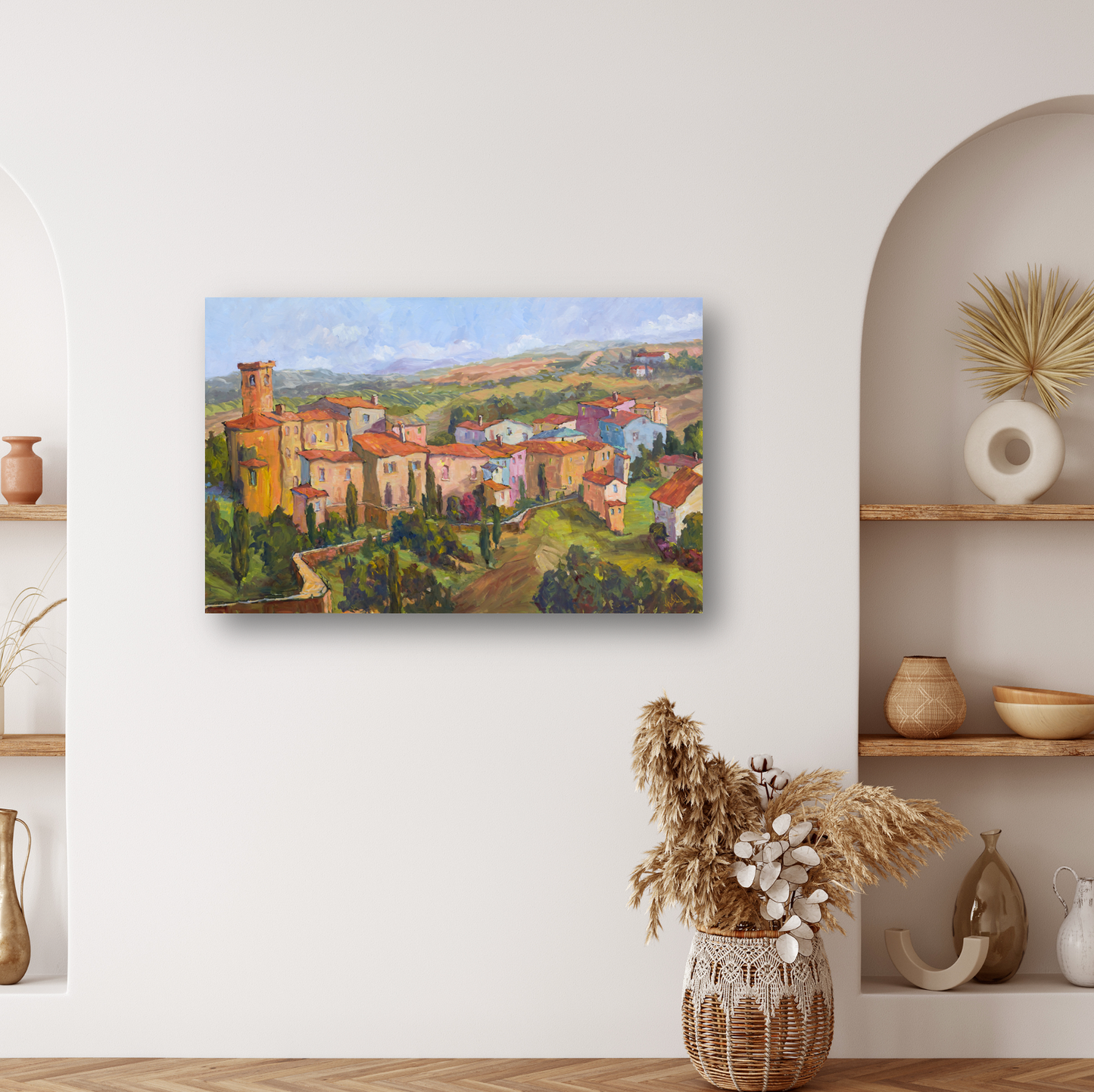 Belltower Artist Enhanced Canvas Print