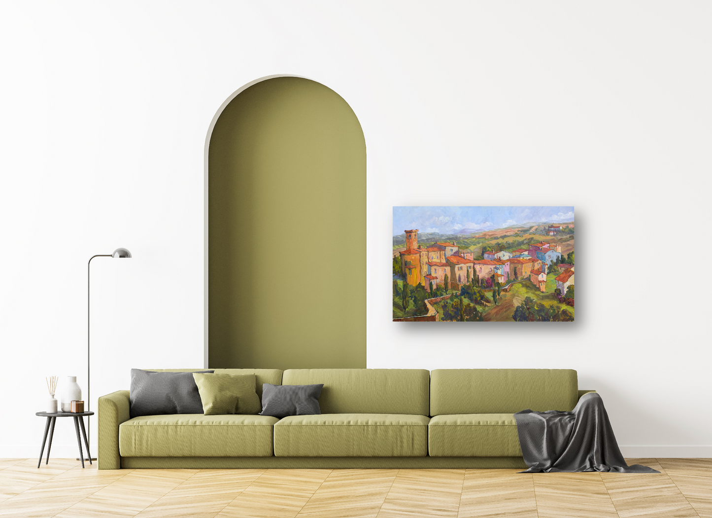 Belltower Artist Enhanced Canvas Print