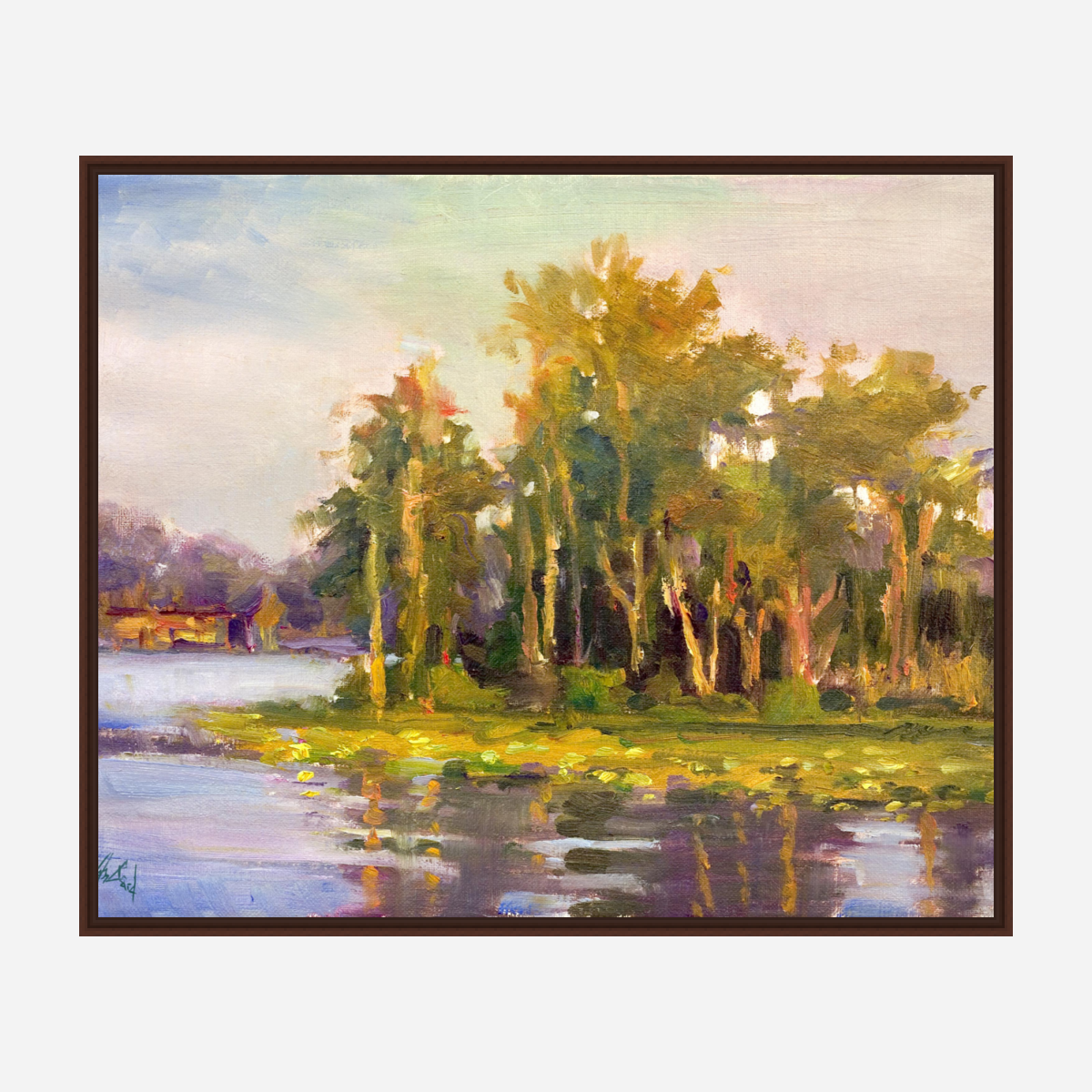 Bright Island Artist Enhanced Canvas Print