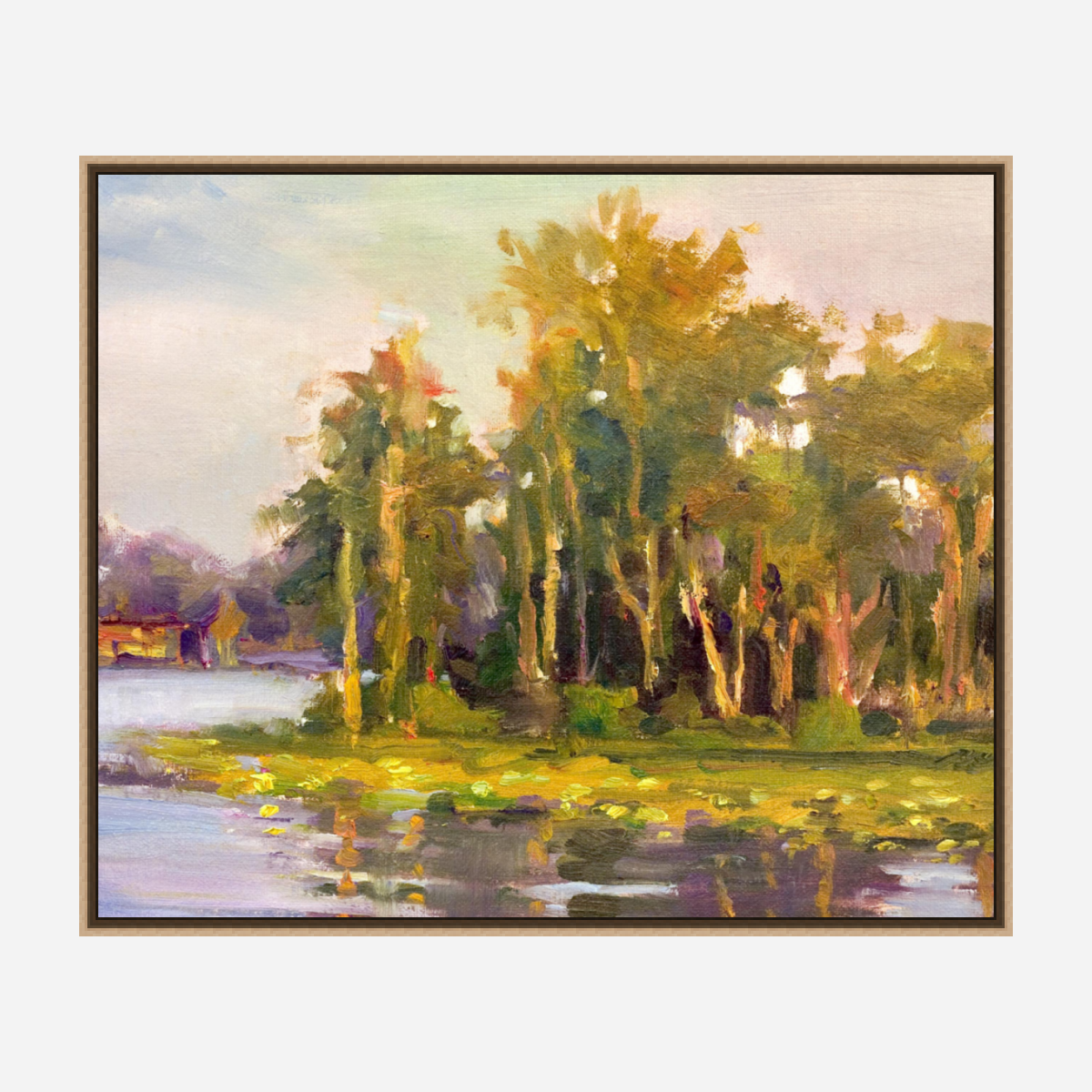 Bright Island Artist Enhanced Canvas Print