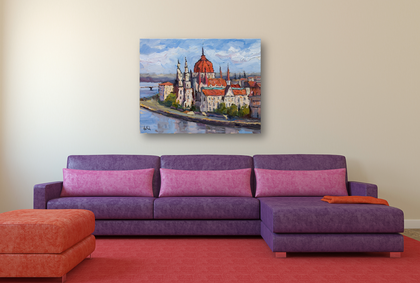 Budapest Enhanced Canvas Print