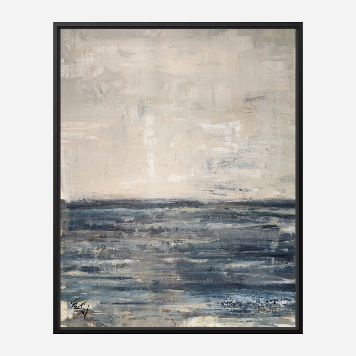 Calm Sea Artist Enhanced Canvas Print