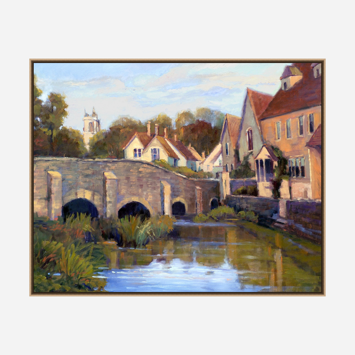 Castle Combe Artist Enhanced Canvas Print