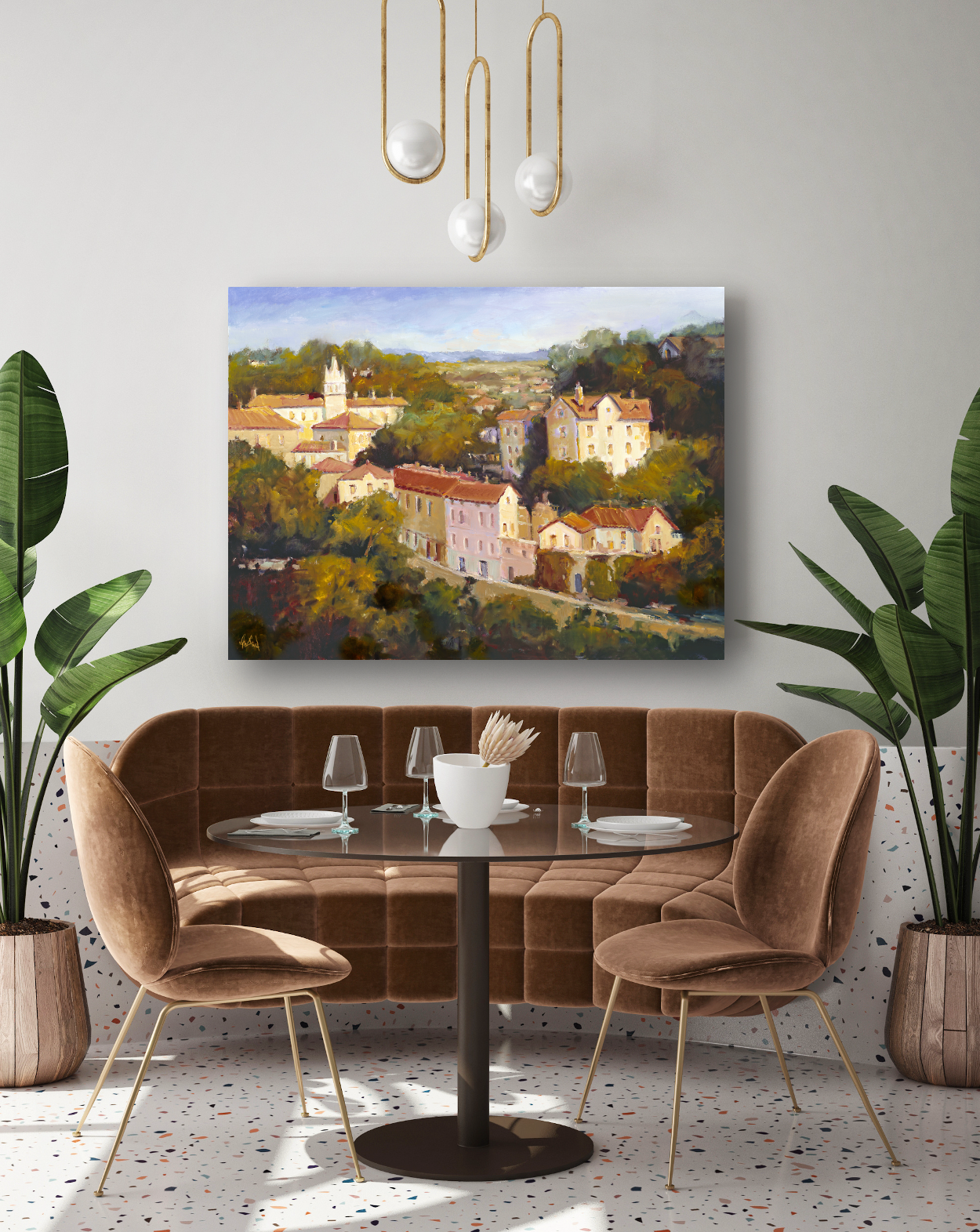 Castle Isle Artist Enhanced Canvas Print