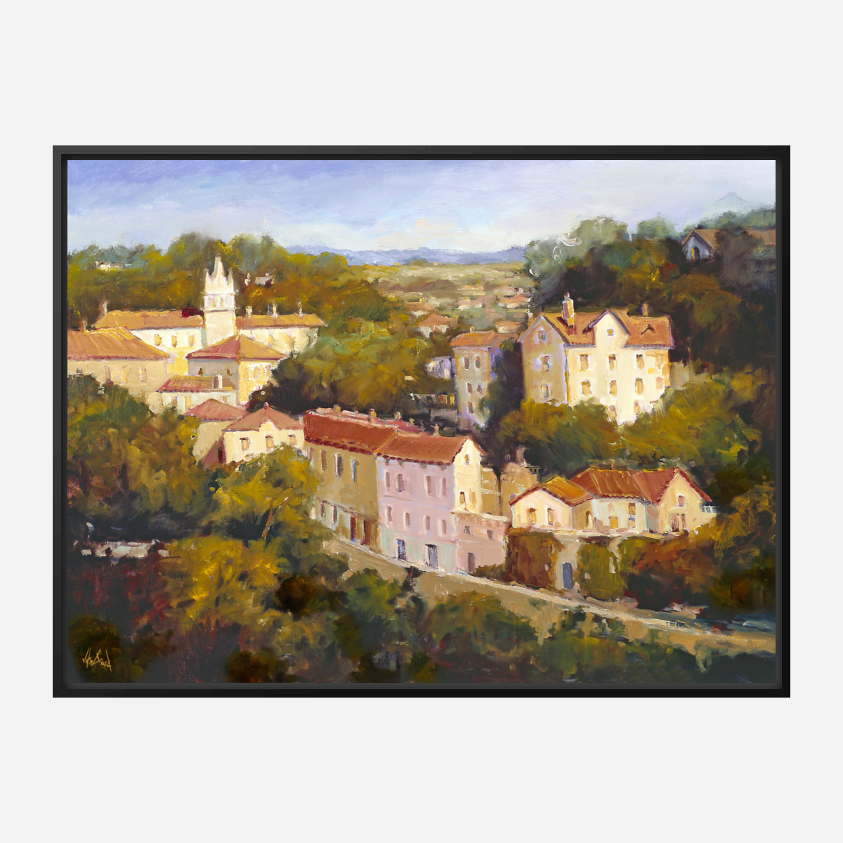 Castle Isle Artist Enhanced Canvas Print