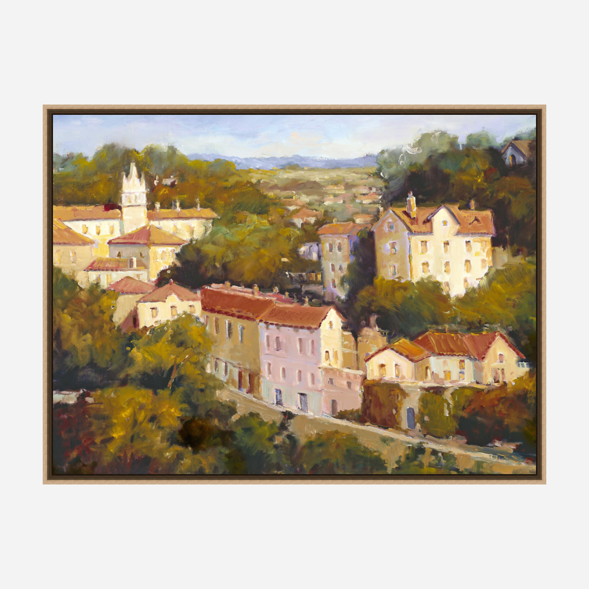 Castle Isle Artist Enhanced Canvas Print