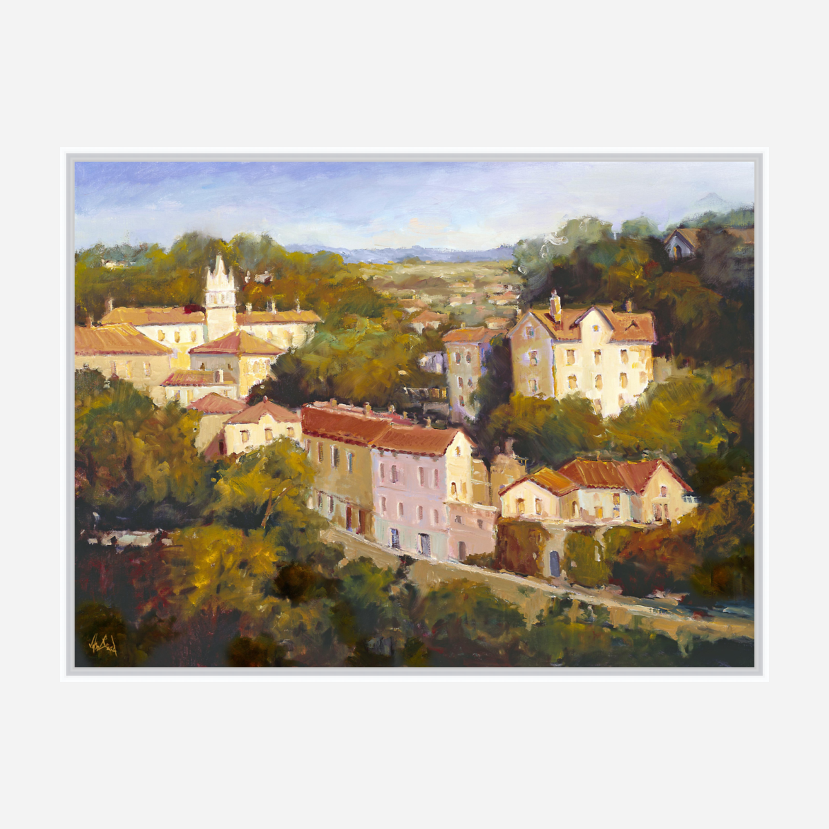 Castle Isle Artist Enhanced Canvas Print