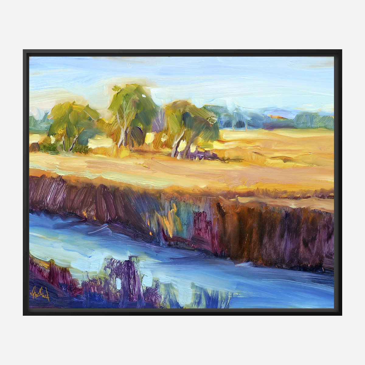 Charleston Marsh Artist Enhanced Canvas Print