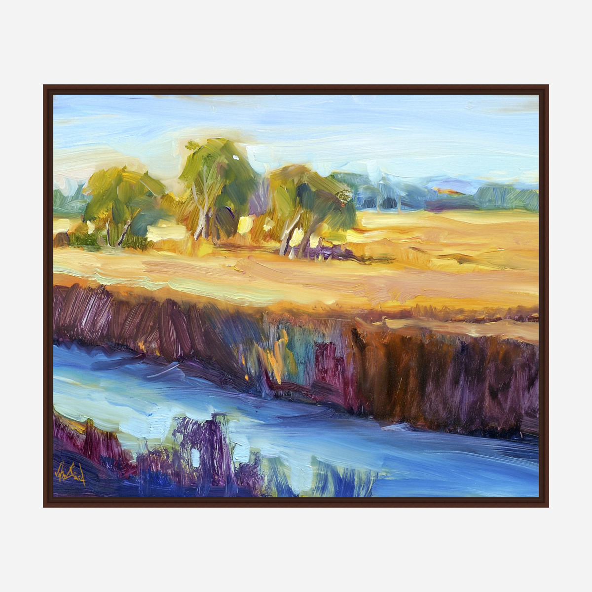 Charleston Marsh Artist Enhanced Canvas Print