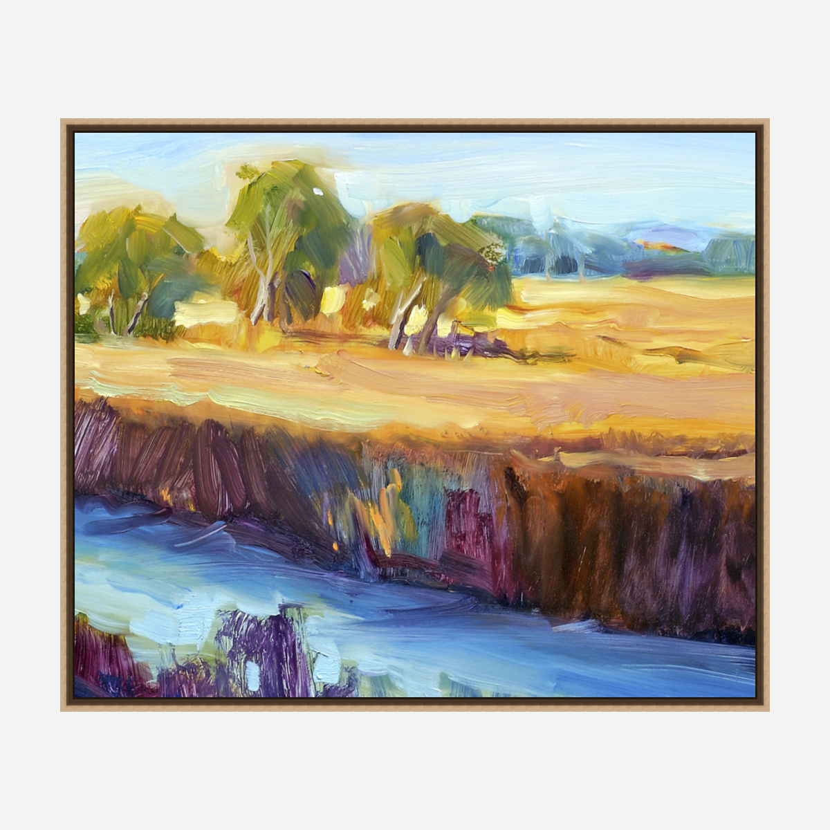 Charleston Marsh Artist Enhanced Canvas Print