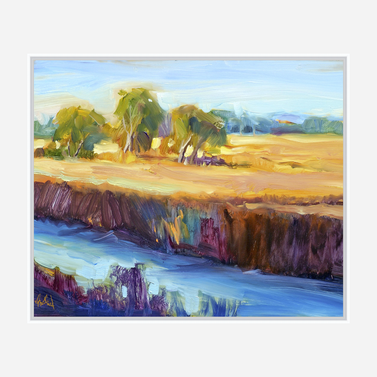 Charleston Marsh Artist Enhanced Canvas Print