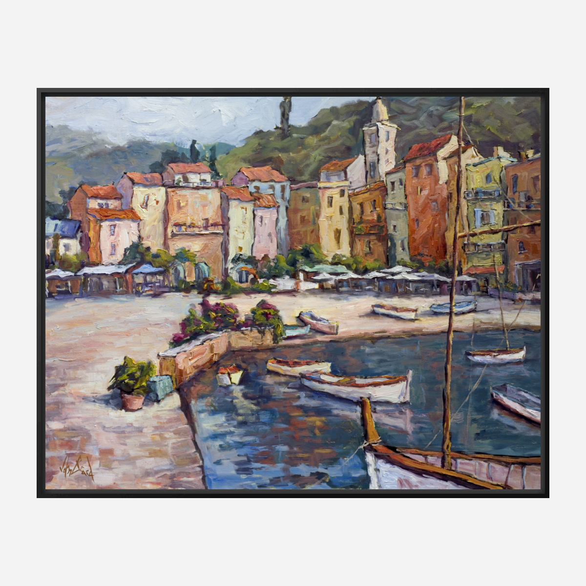 Cinque Terre Enhanced Canvas Print