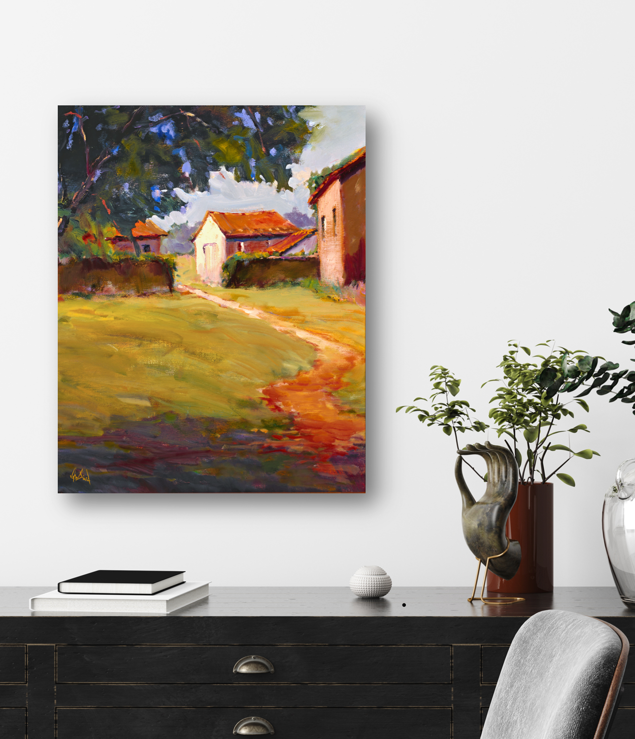 Country Living Enhanced Canvas Print