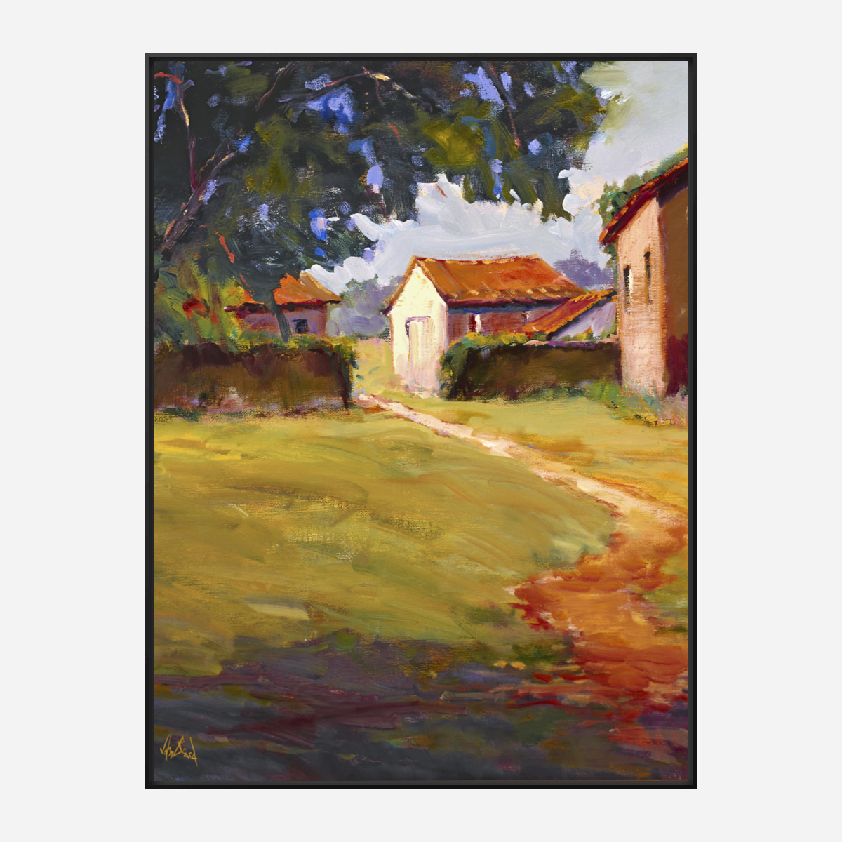 Country Living Enhanced Canvas Print