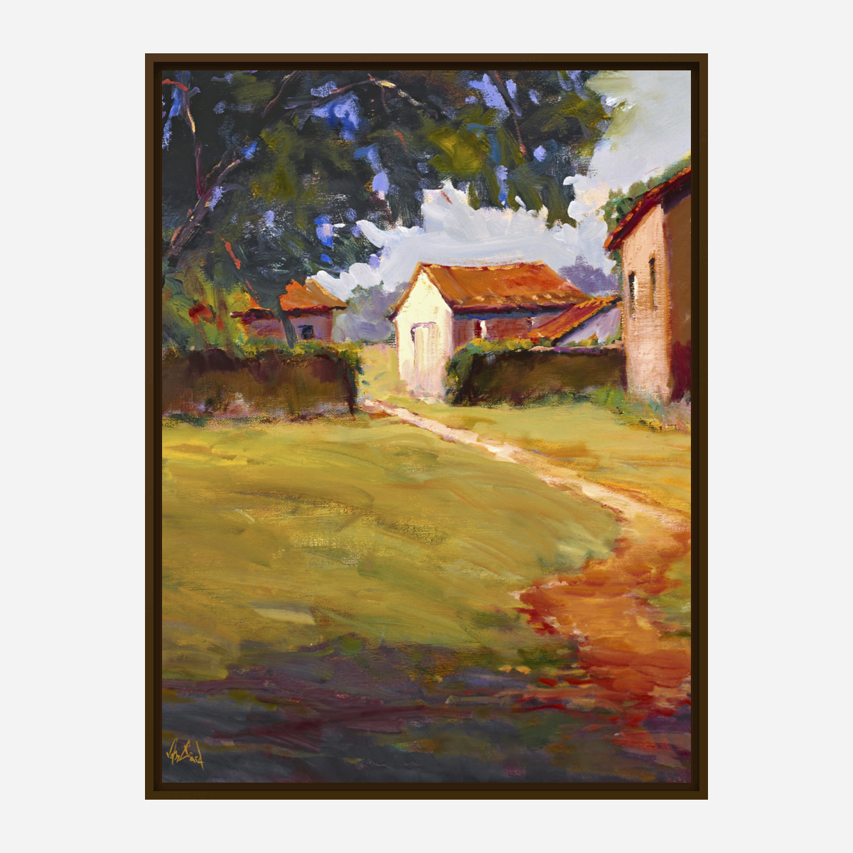 Country Living Enhanced Canvas Print