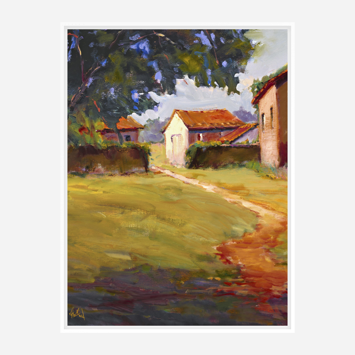 Country Living Enhanced Canvas Print