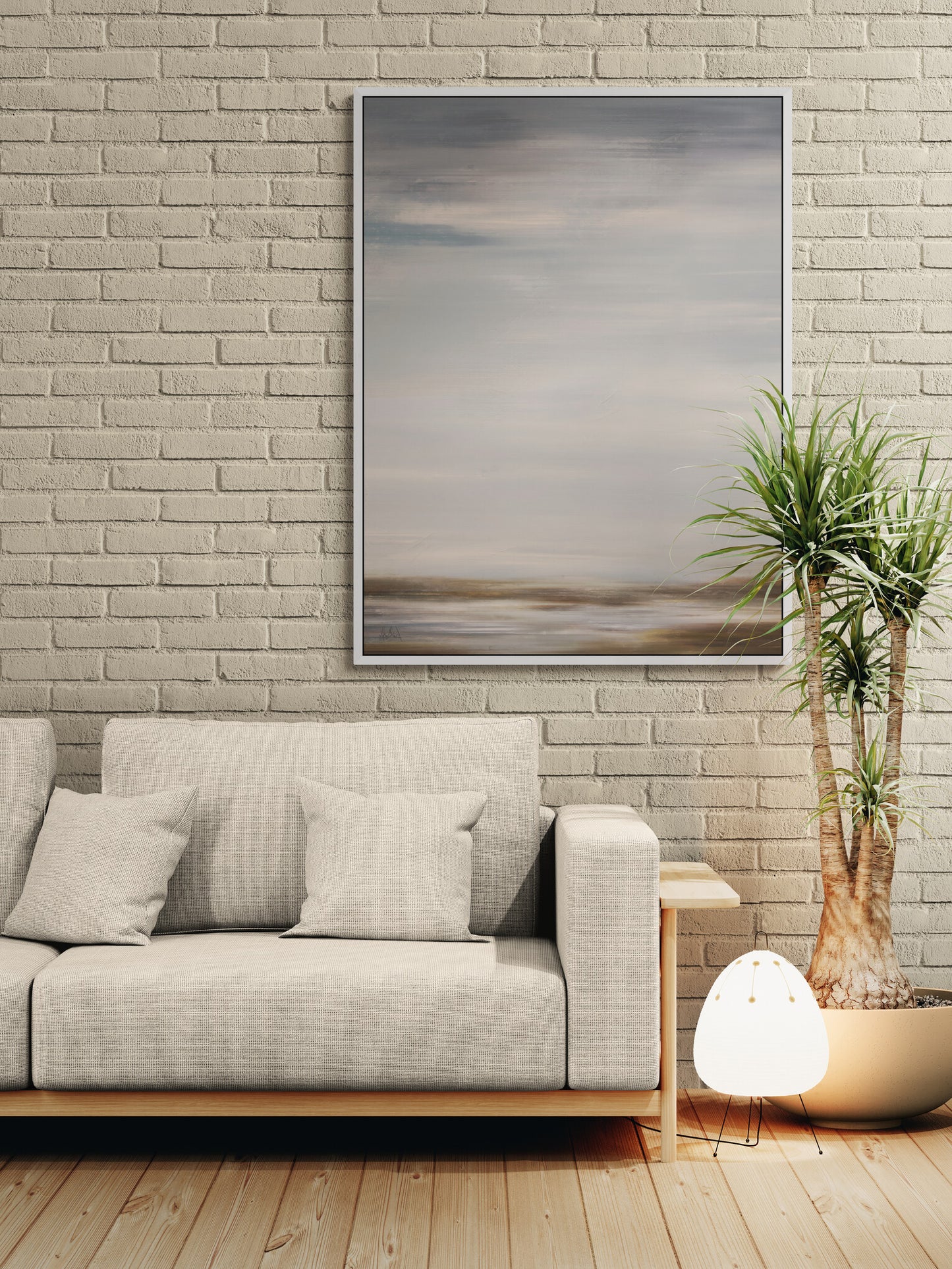 Whispers on the Beach Artist Enhanced Canvas Print