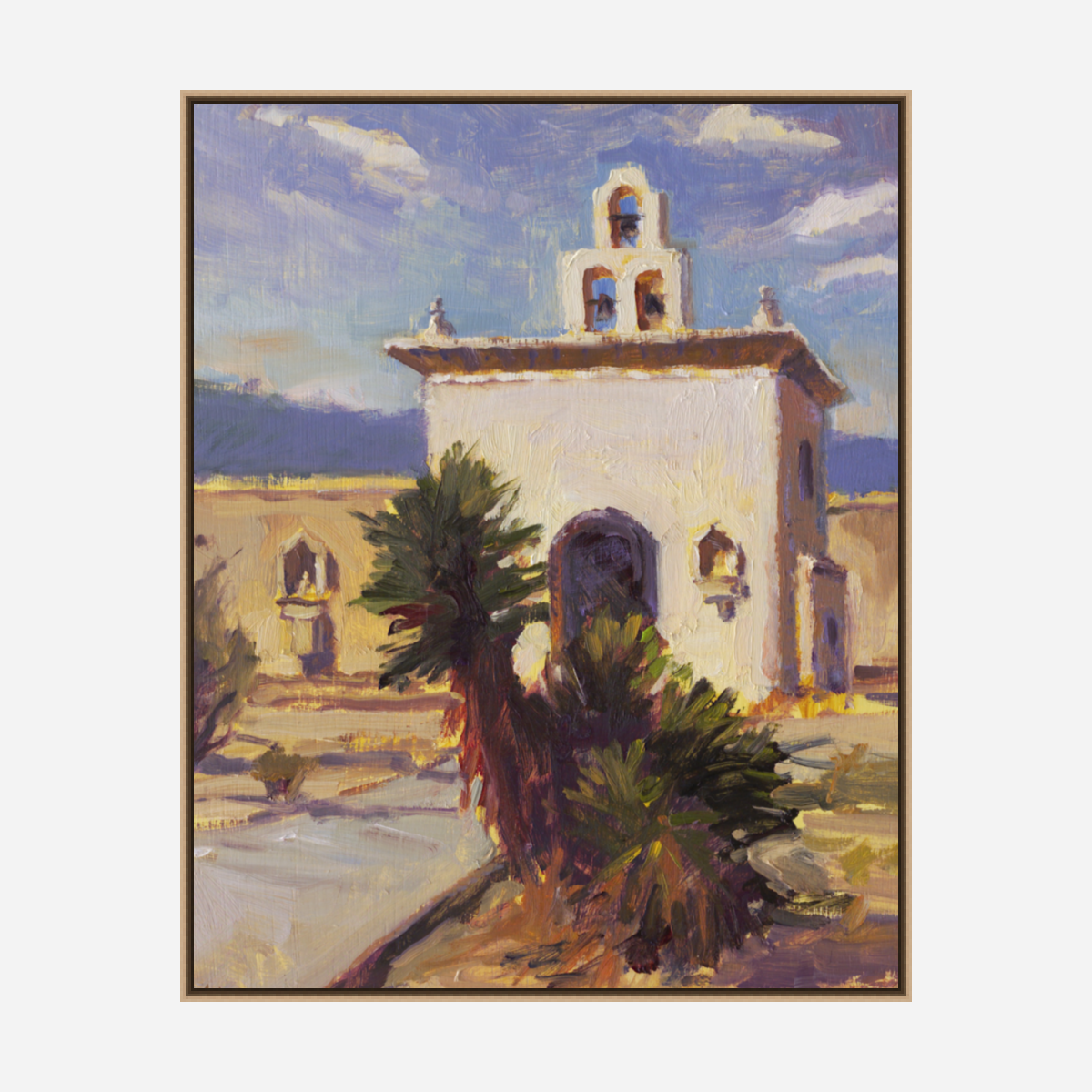 Desert Chapel Enhanced Canvas Print