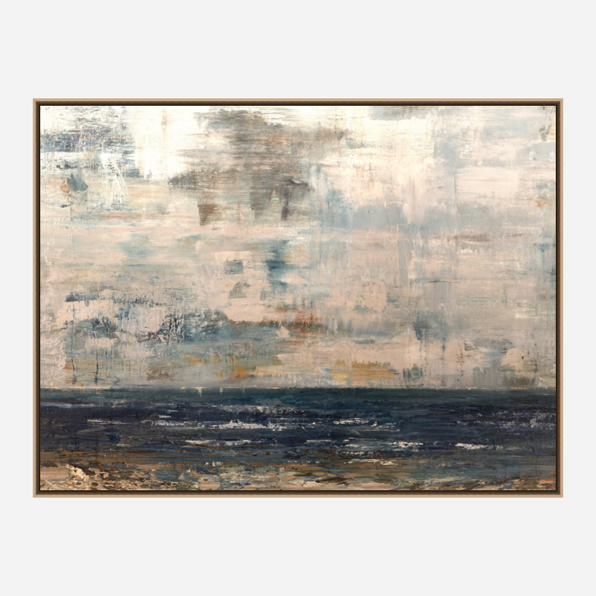 Earth Sea and Sky Artist Enhanced Canvas Print