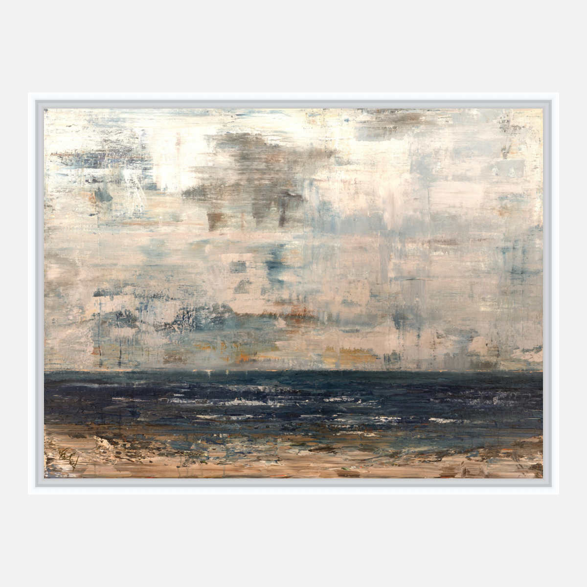 Earth Sea and Sky Artist Enhanced Canvas Print