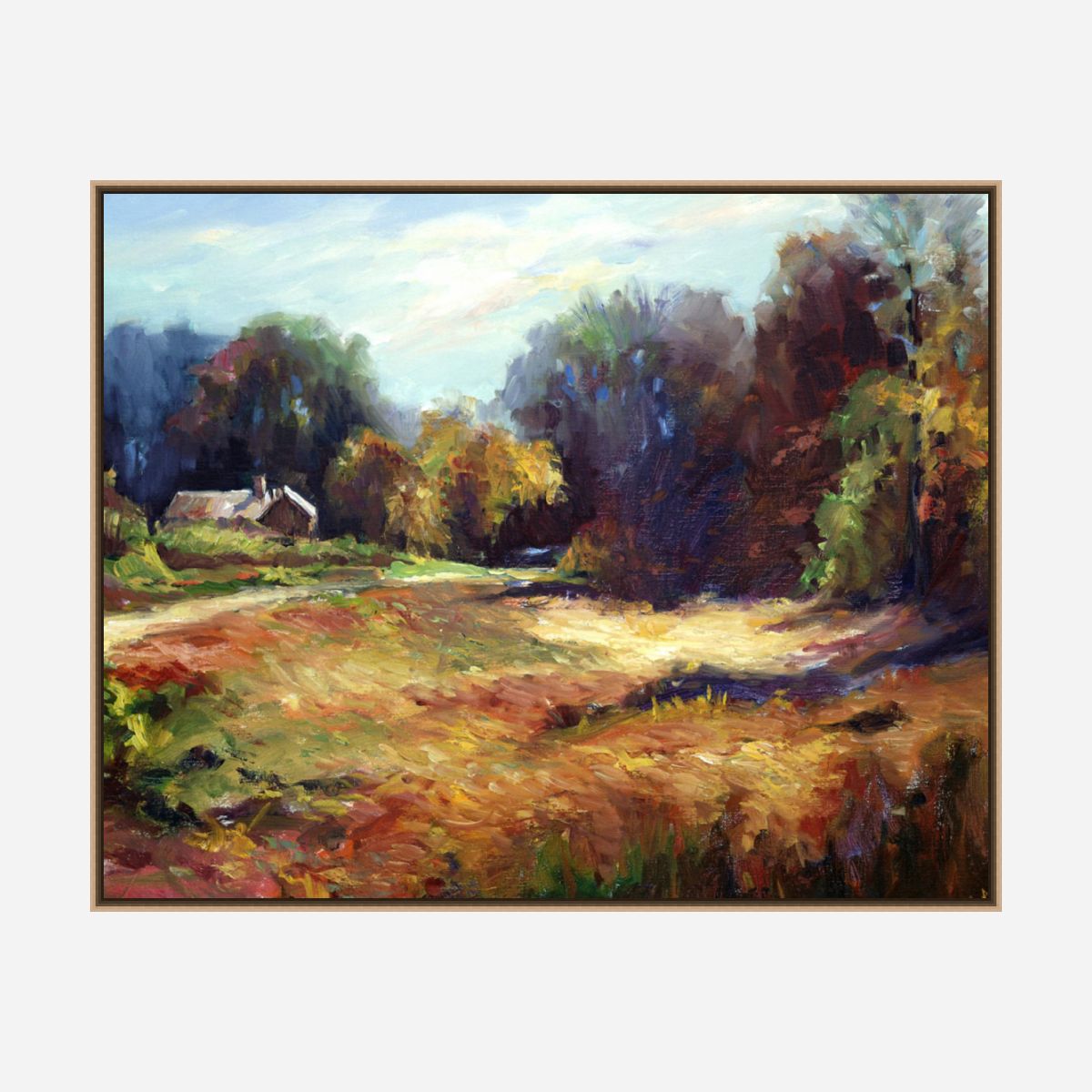 Fall in the Carolinas Artist Enhanced Canvas Print