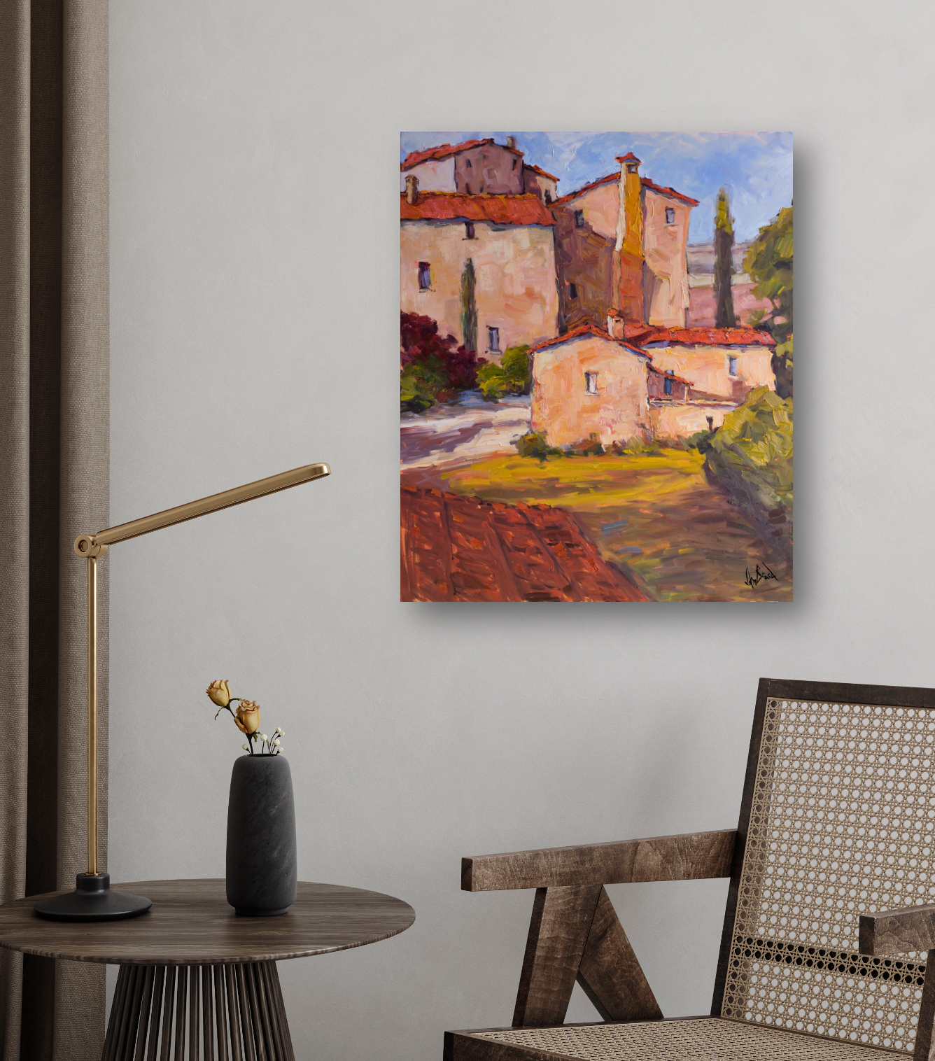 Farmhouse Artist Enhanced Canvas Print