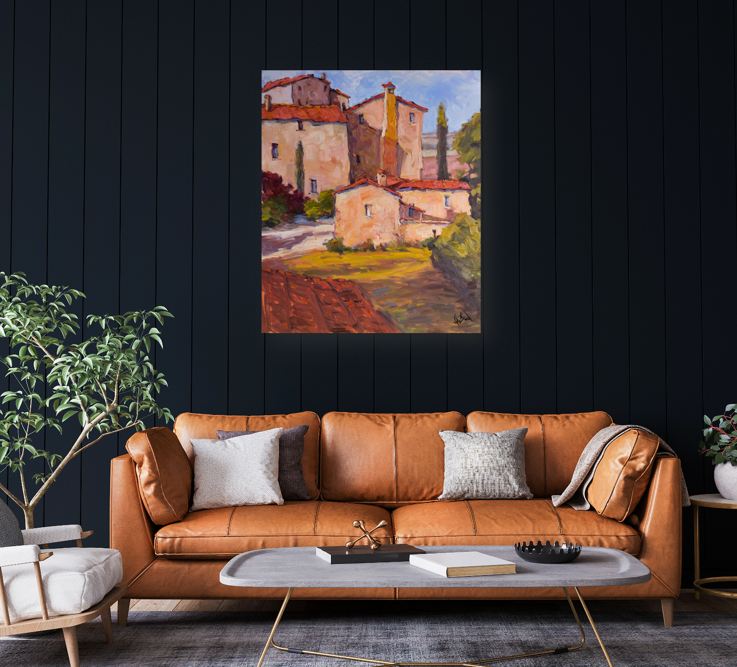 Farmhouse Artist Enhanced Canvas Print