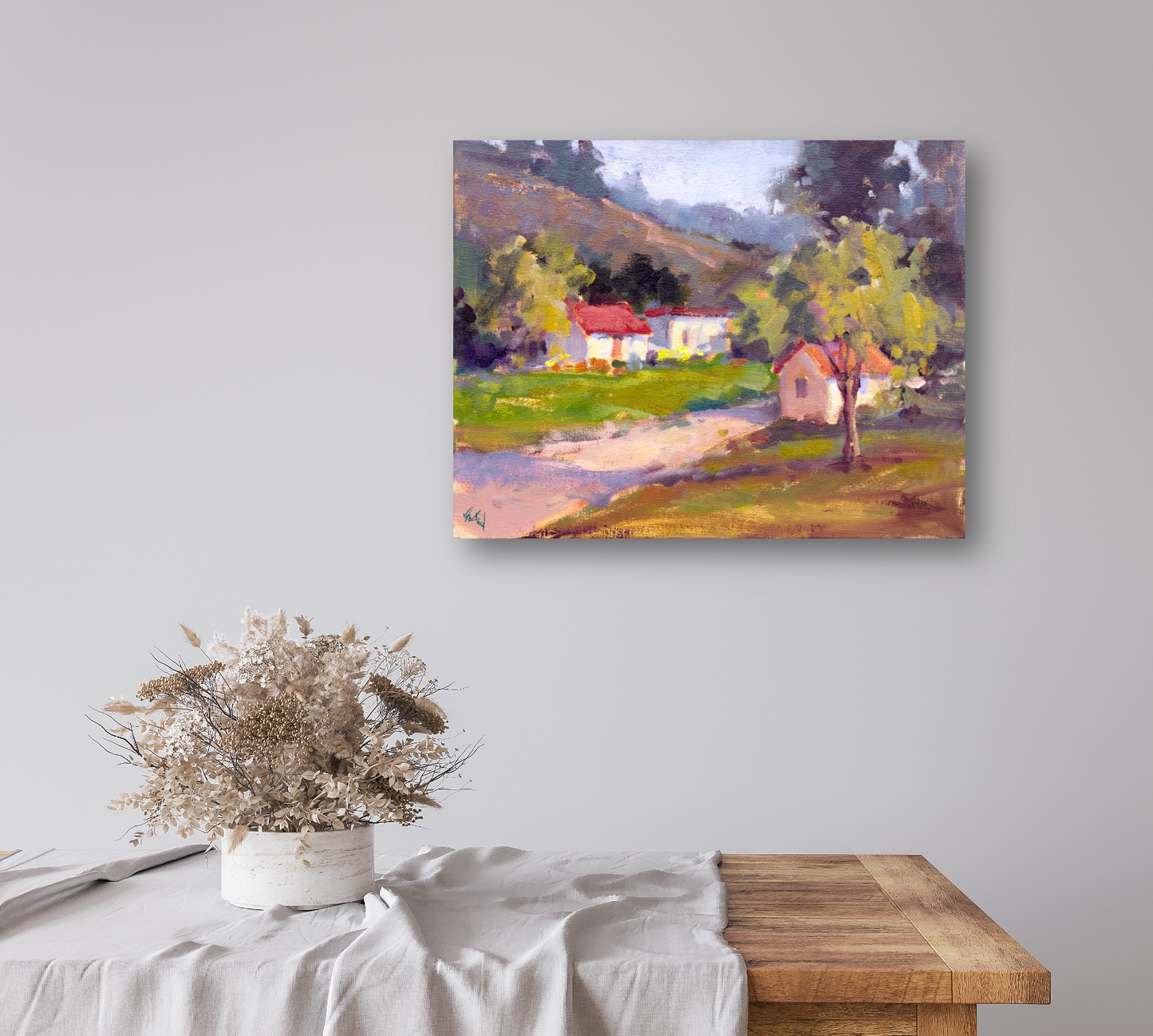 Foothills Enhanced Canvas Print