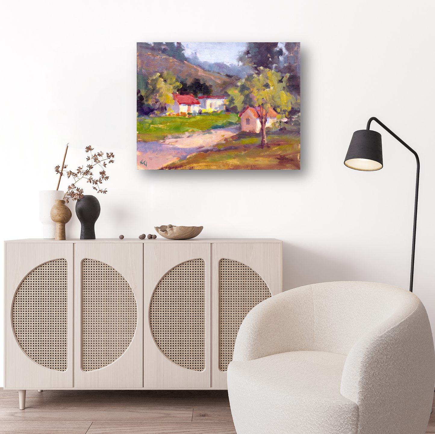 Foothills Enhanced Canvas Print