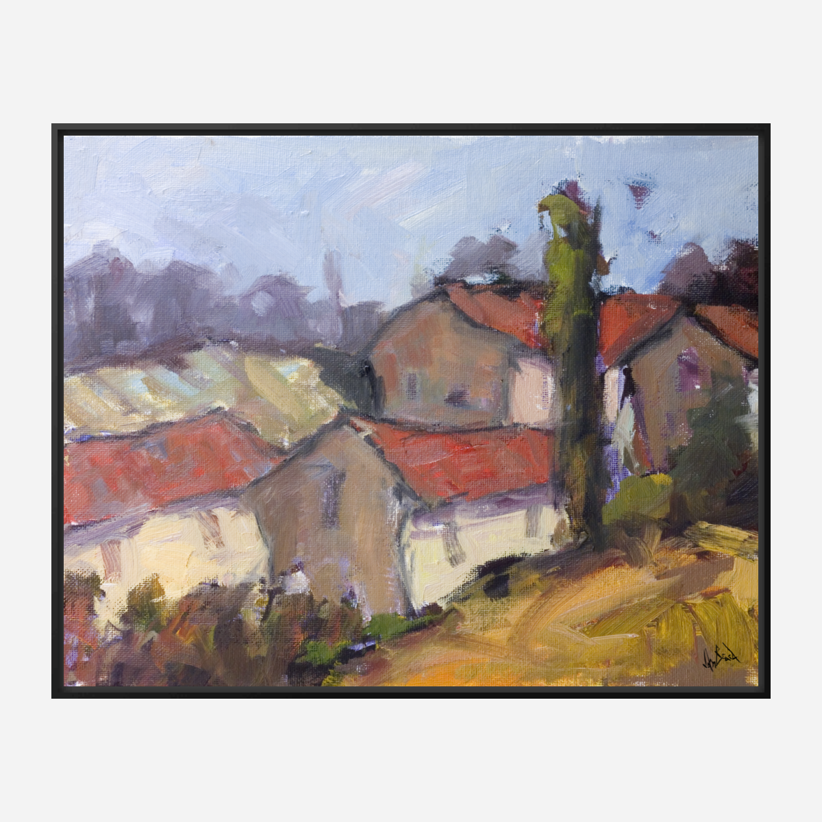 French Farmhouse Enhanced Canvas Print