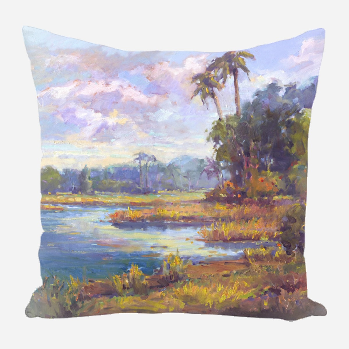 Golden Marsh Pillow