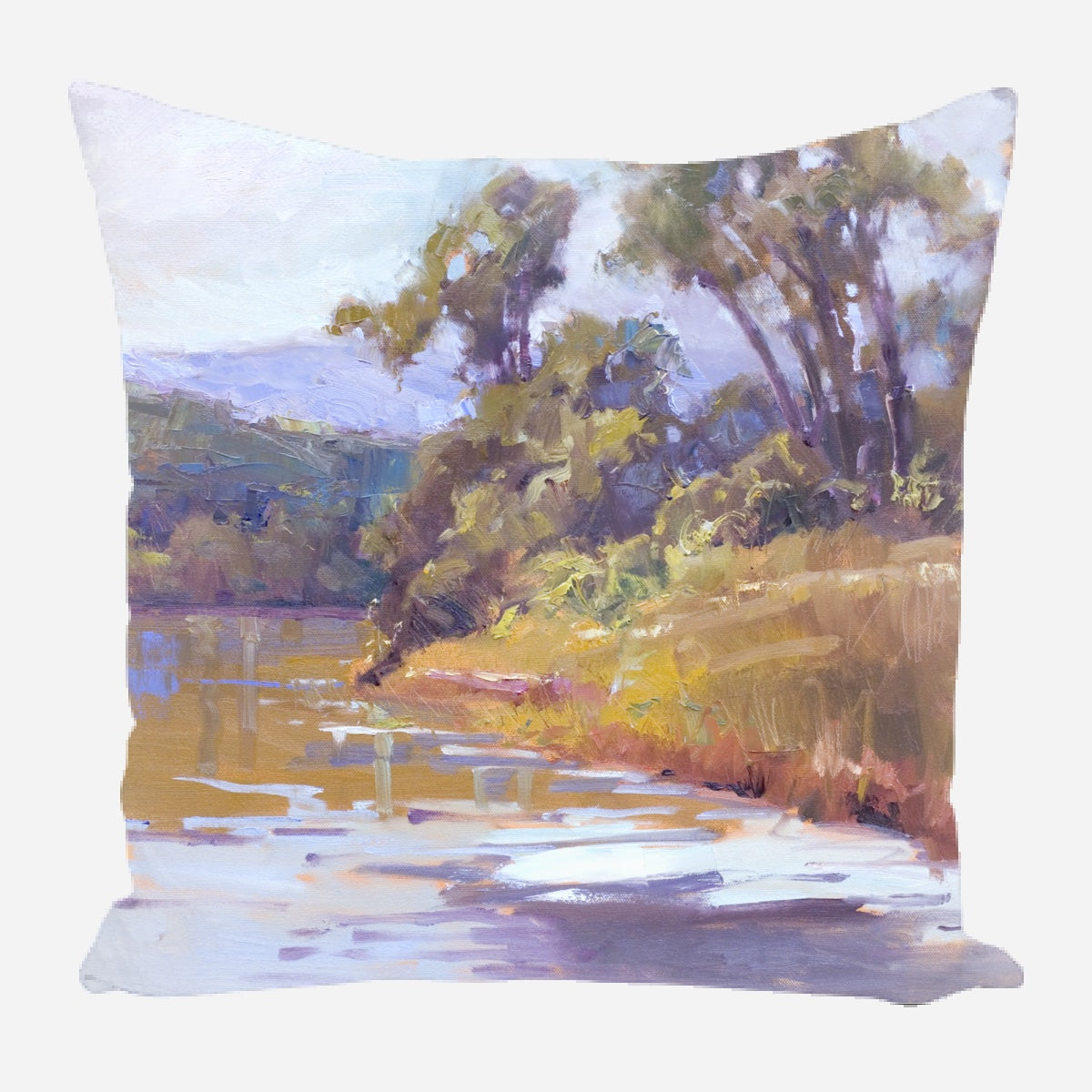 Golden Reflections Pillow