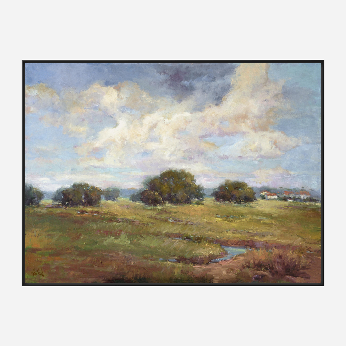 Jekyl Island Marsh Artist Enhanced Canvas Print