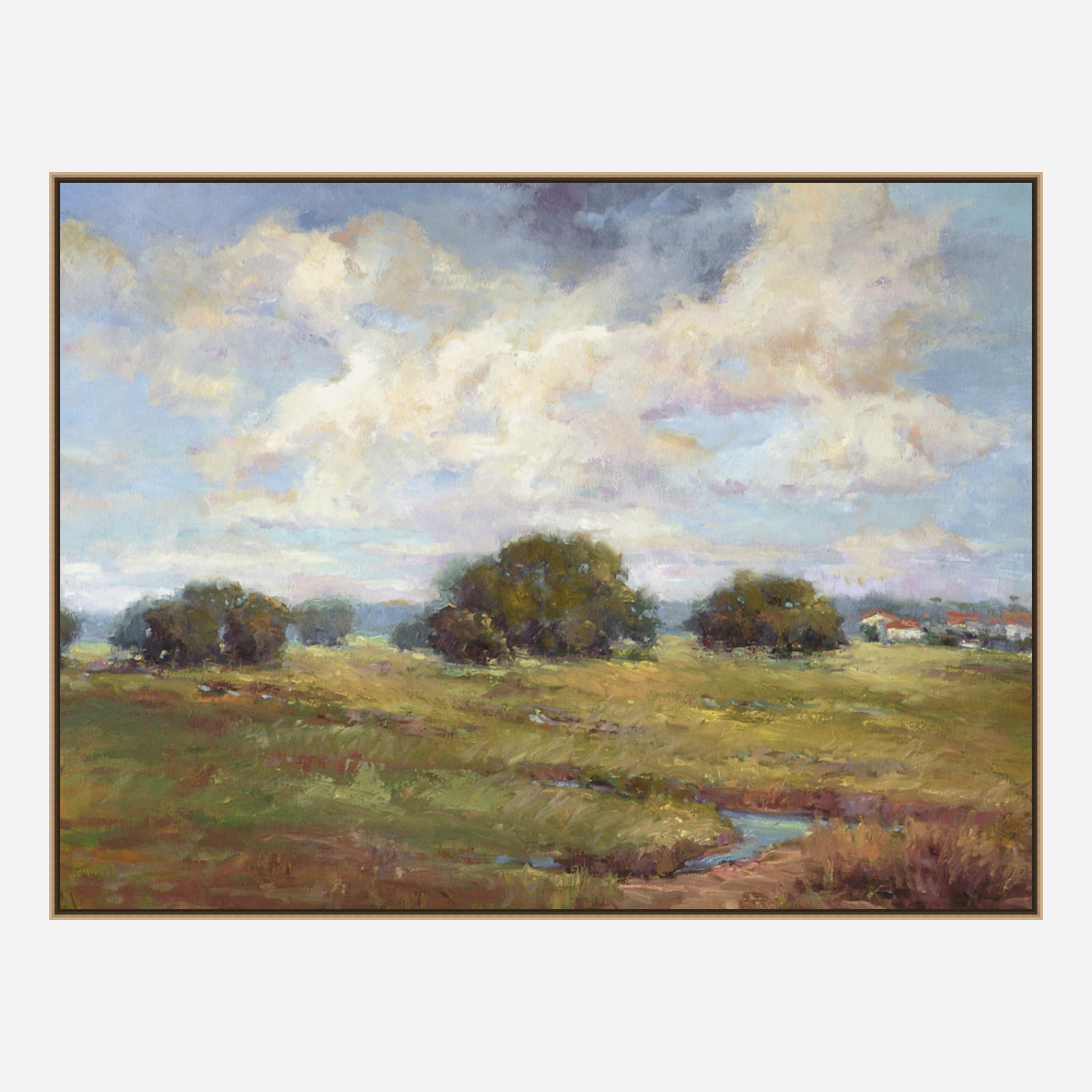 Jekyl Island Marsh Artist Enhanced Canvas Print