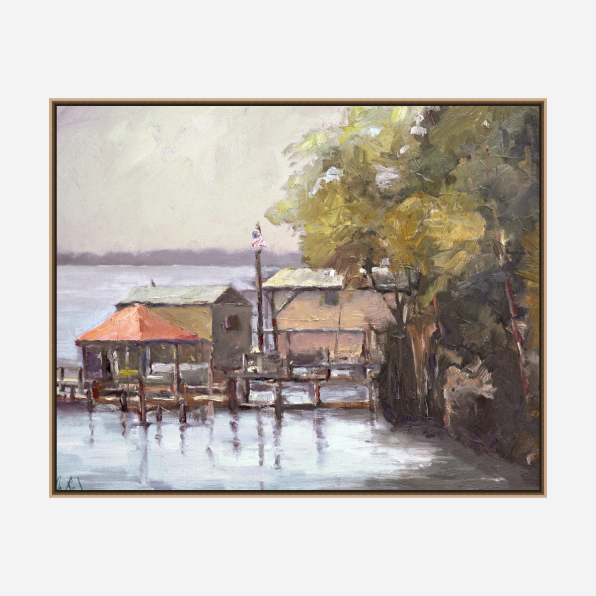 Julington Creek Artist Enhanced Canvas Print