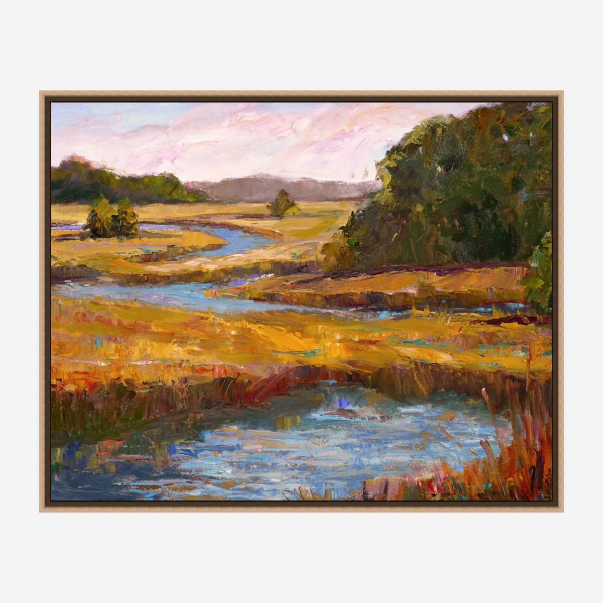 Kiawah Marsh Gold Artist Enhanced Canvas Print