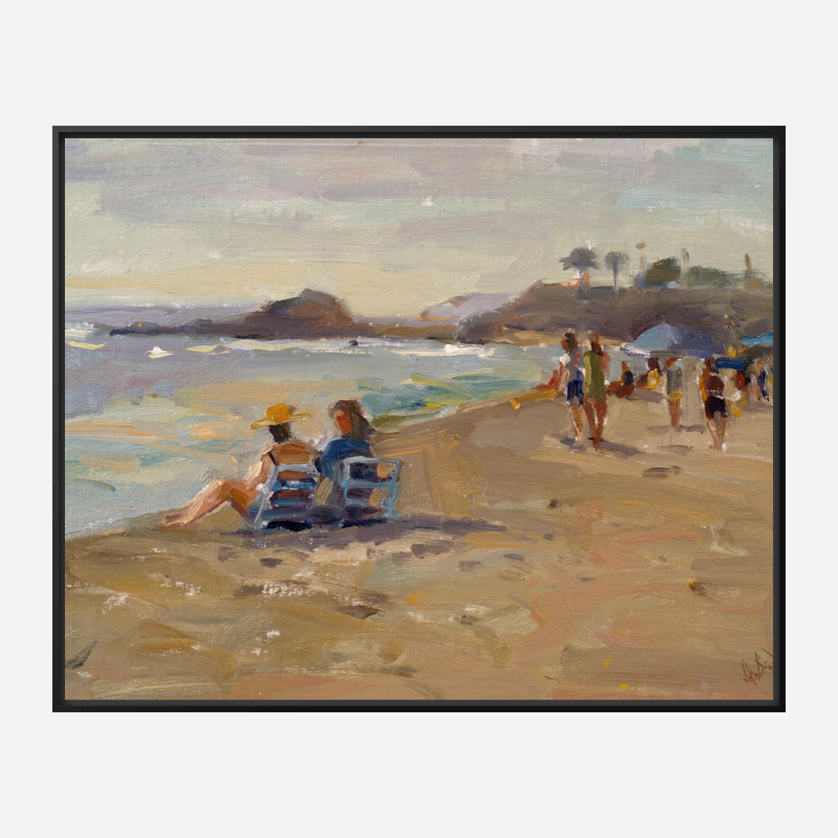 Laguna Beach Artist Enhanced Canvas Print