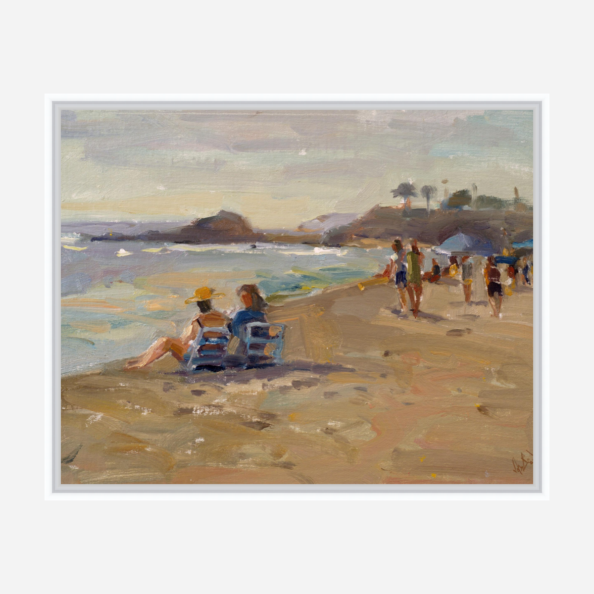 Laguna Beach Artist Enhanced Canvas Print