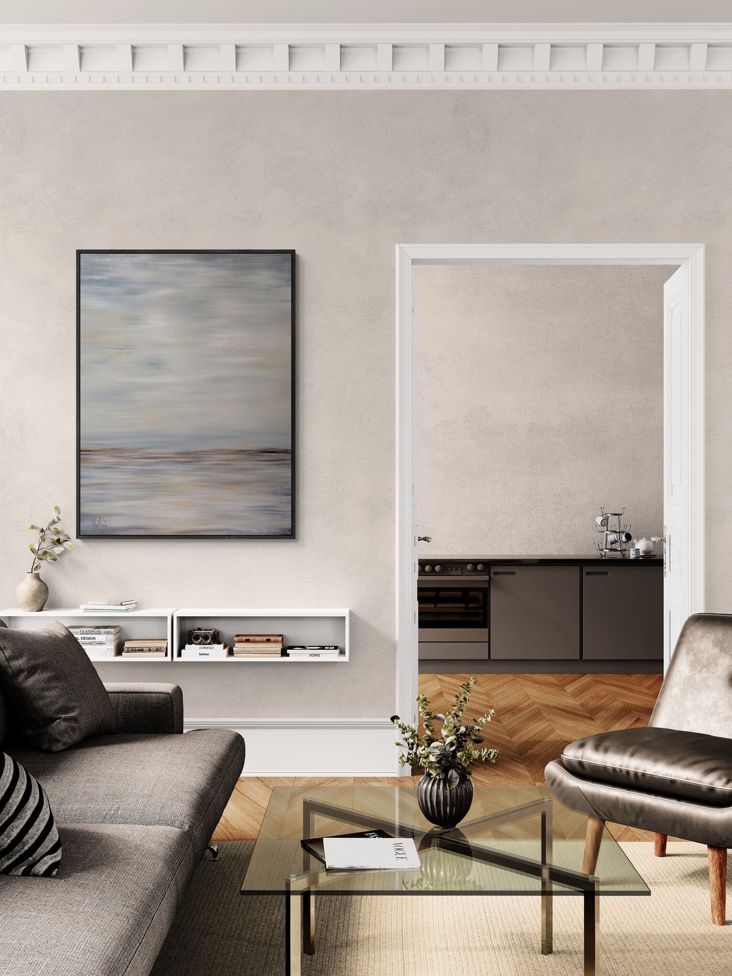 Warm Sands Artist Enhanced Canvas Print