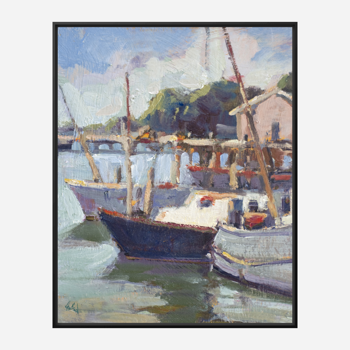 Marina Artist Enhanced Canvas Print