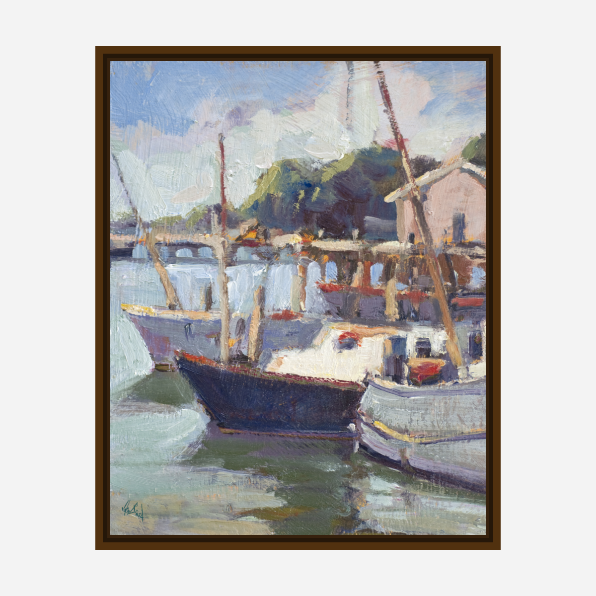 Marina Artist Enhanced Canvas Print