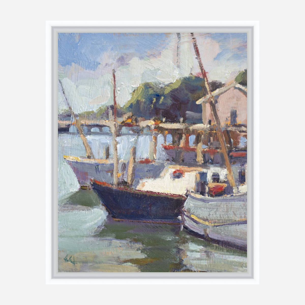 Marina Artist Enhanced Canvas Print