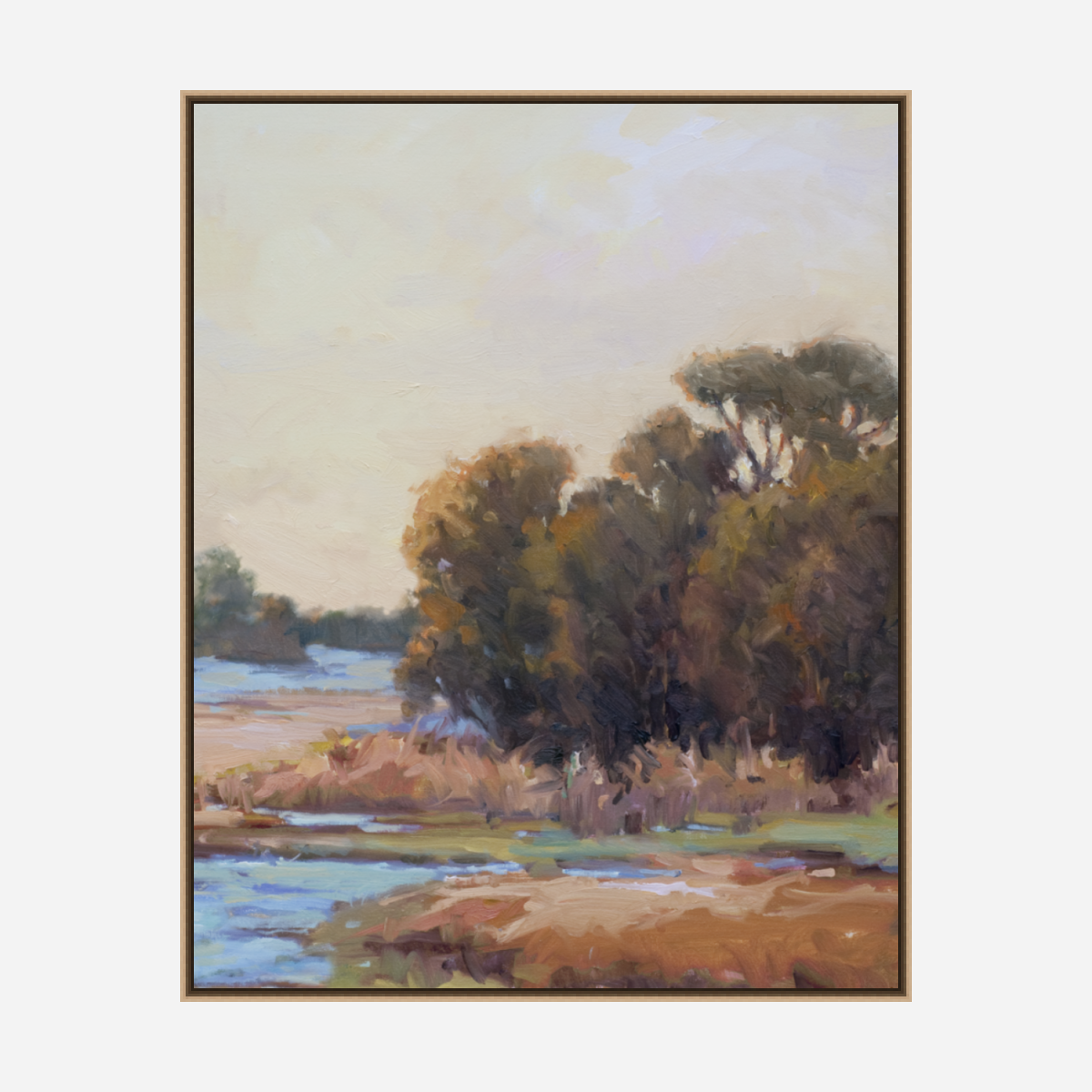 Marsh Morning I Artist Enhanced Canvas Print