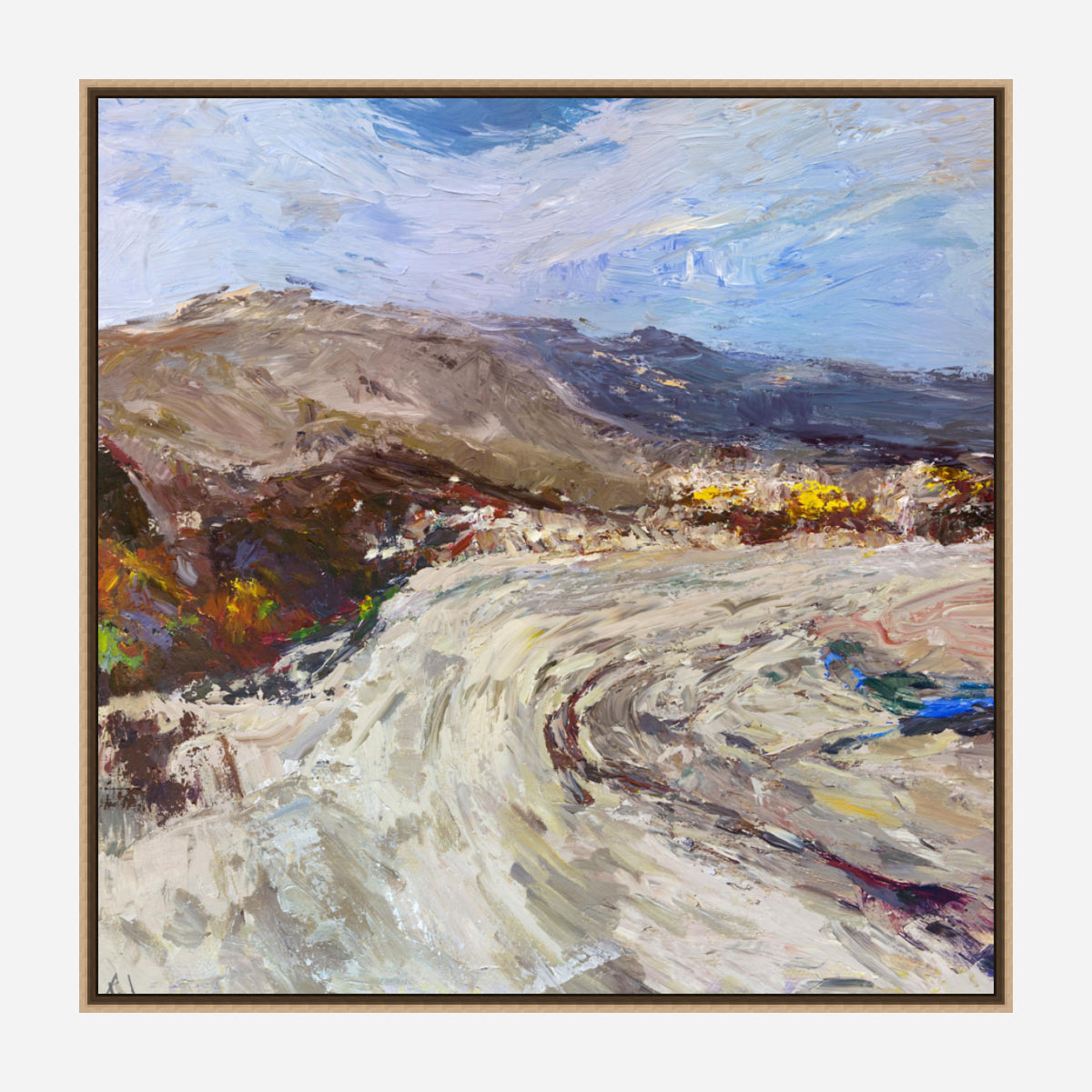 Mountain Pass Artist Canvas Enhanced Print