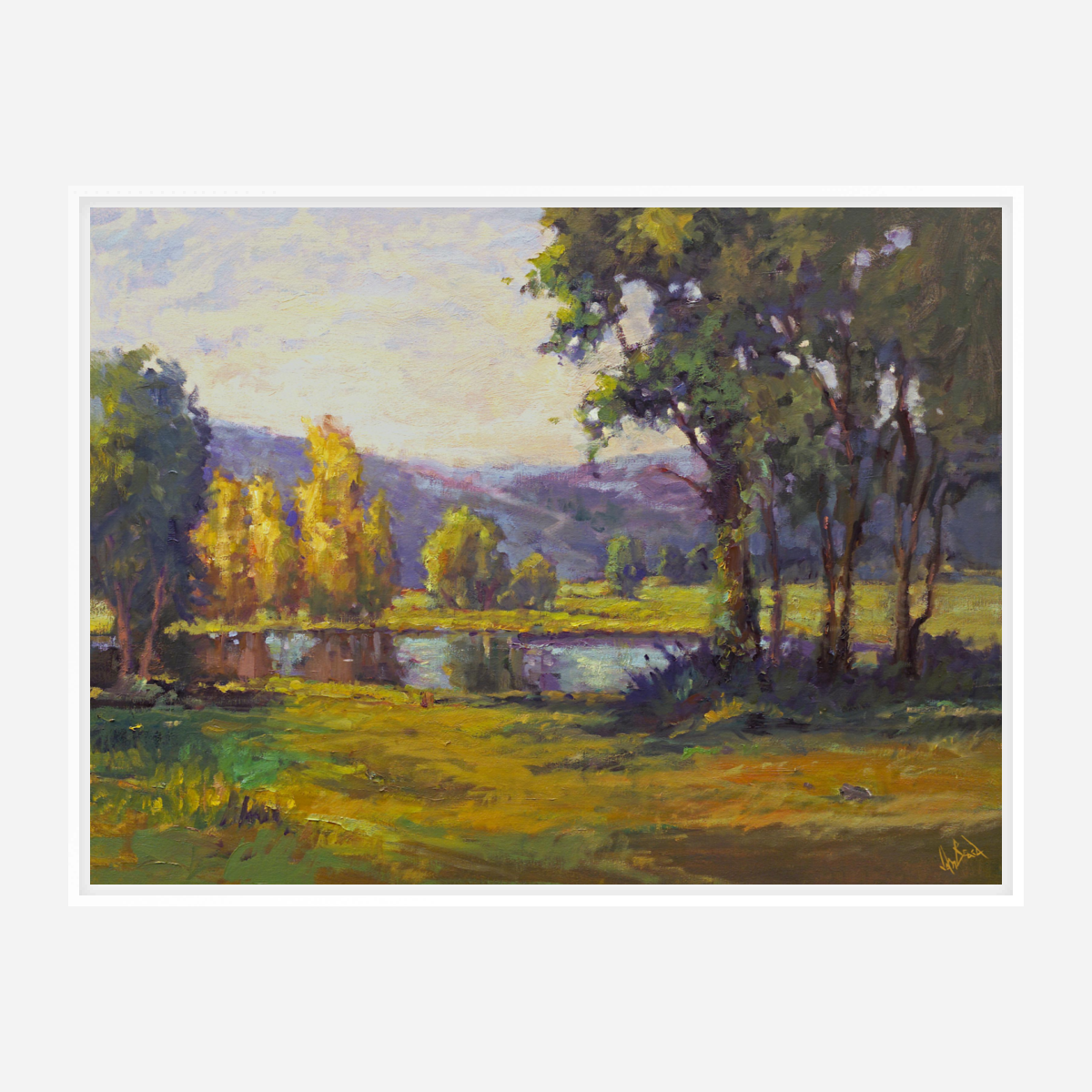 My Favorite Place Artist Enhanced Canvas Print