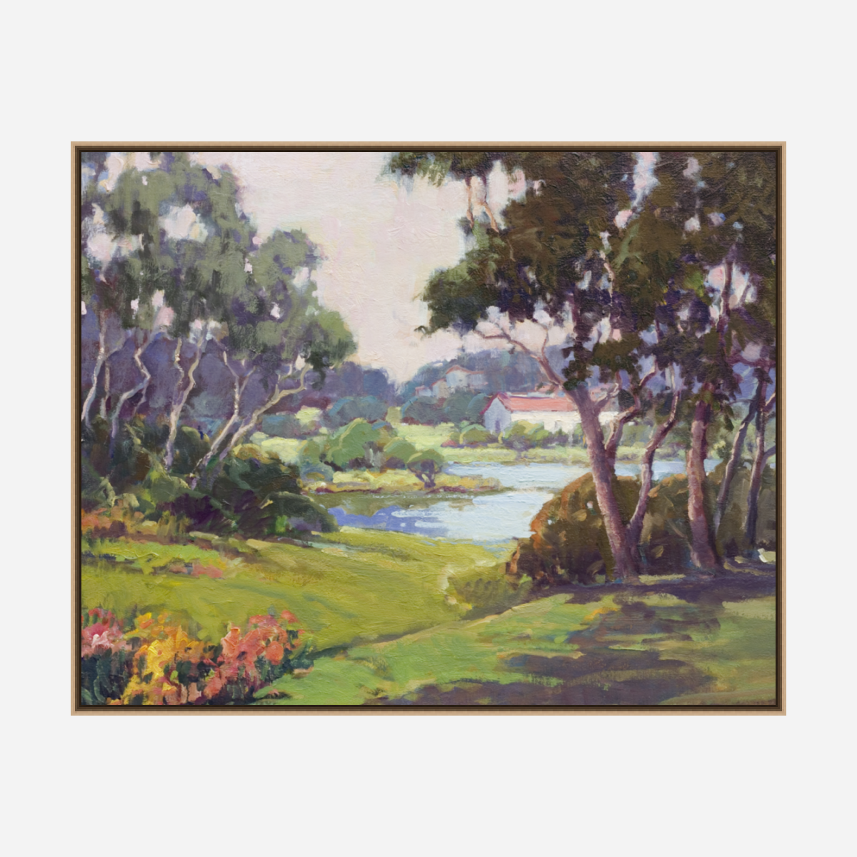 Nievre Cottage Artist Enhanced Canvas Print