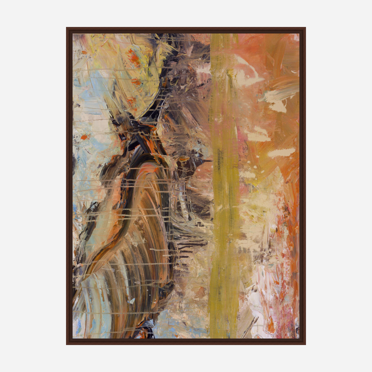 Orange Appeal Artist Enhanced Canvas Print