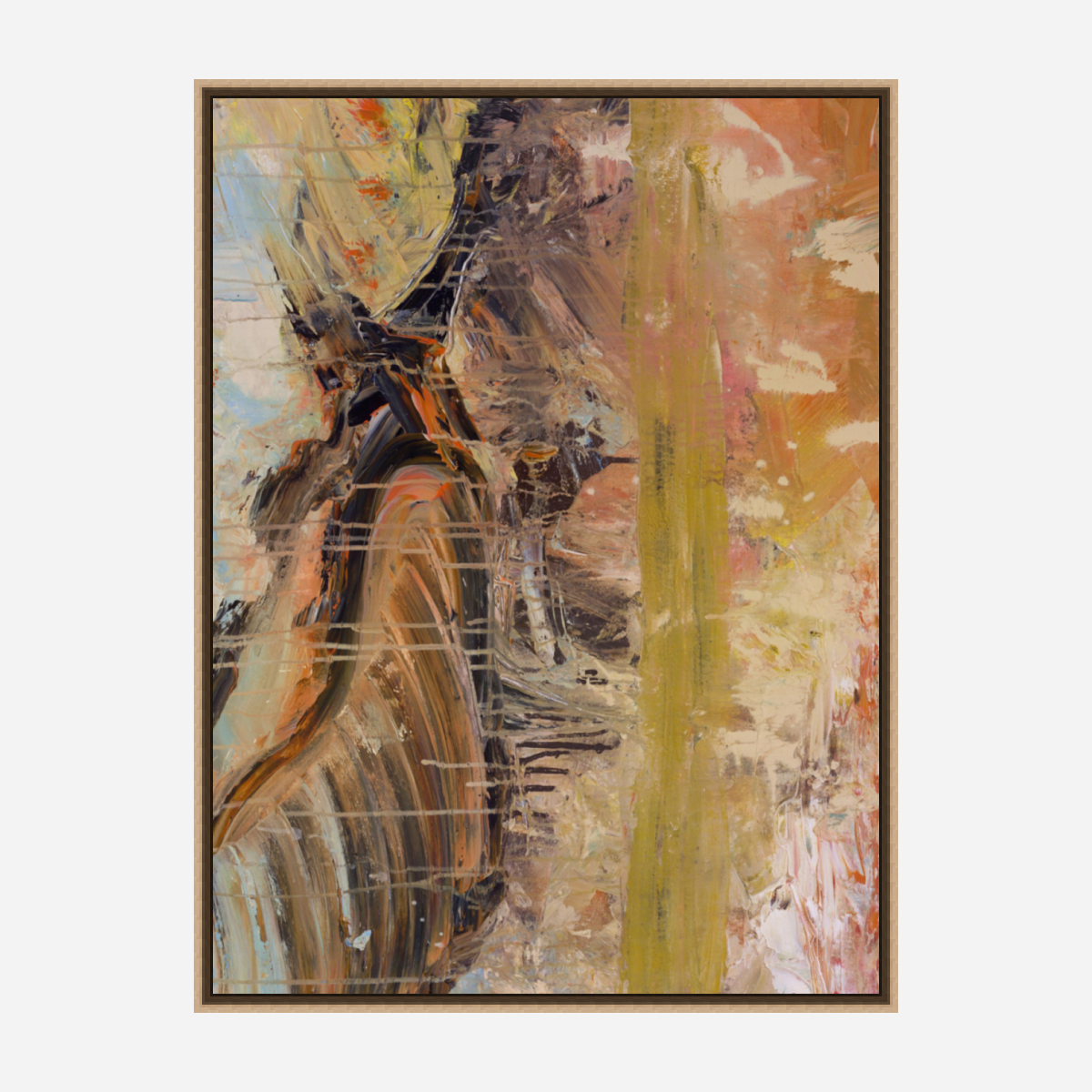 Orange Appeal Artist Enhanced Canvas Print