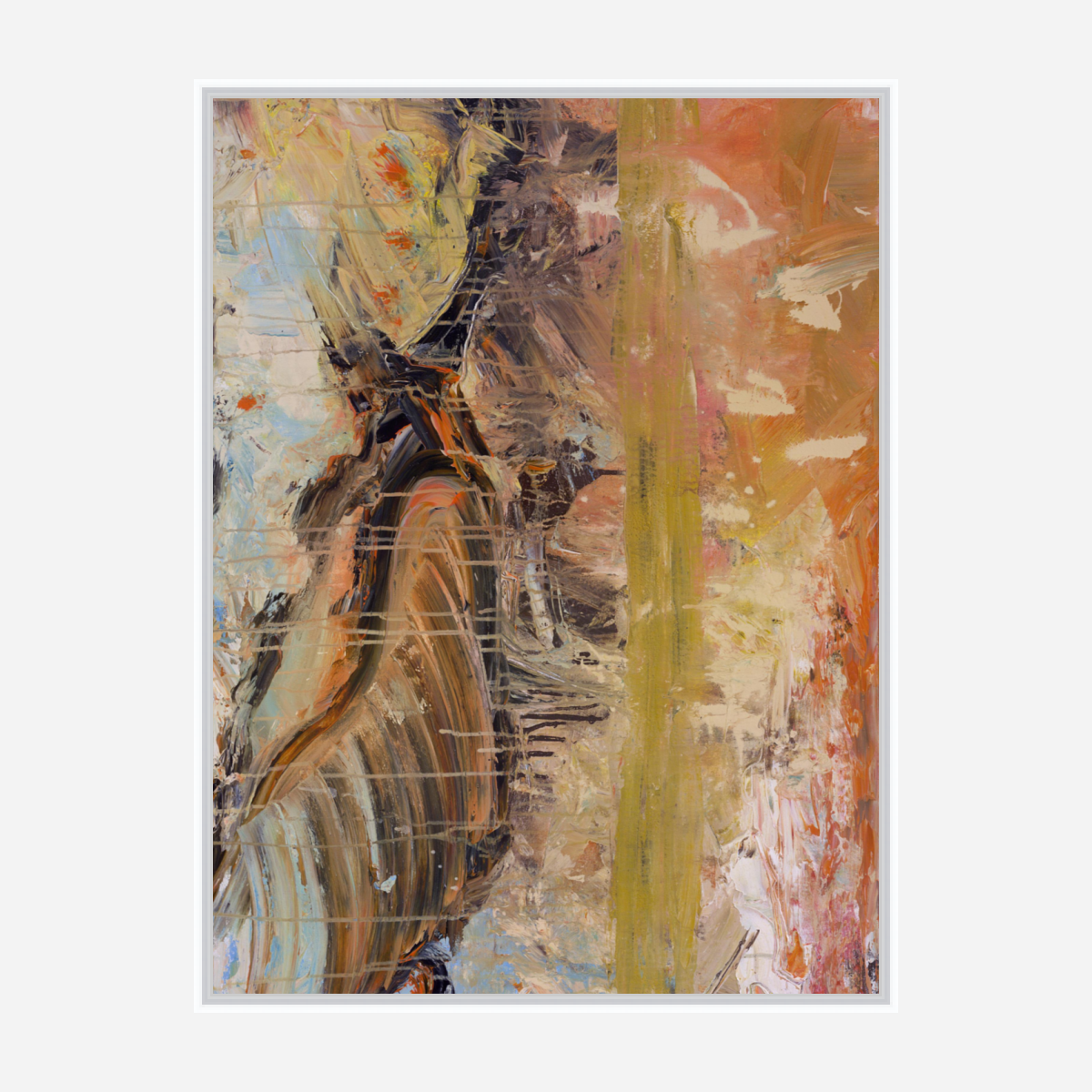 Orange Appeal Artist Enhanced Canvas Print