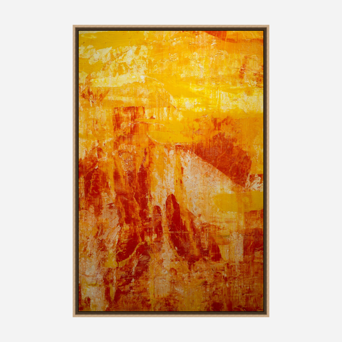 Orange Juice Artist Enhanced Canvas Print